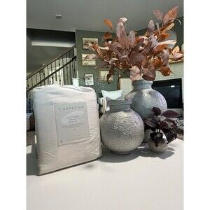 King 400 Thread Count Rayon from Bamboo Sheet Set Natural - Casaluna NEW